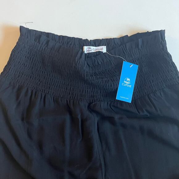 CUPSHE, NWT, Ocean Mist Black Pants, Casual - Picture 3 of 5